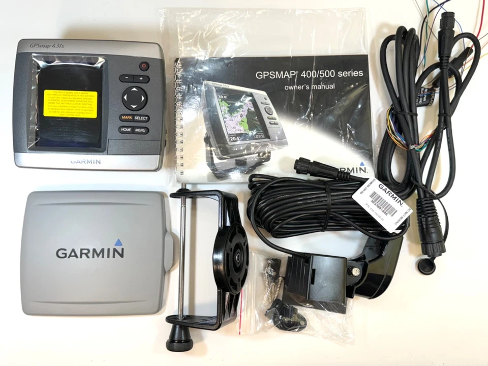 *RARE FIND* NEW GARMIN GPSmap 431s ChartPlotter GPS Sounder Sonar BUNDLE SET NEW - Image 2 of 2
