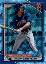 Nazzan Zanetello 2024 Bowman Chrome Sapphire Prospects #BCP-88 Boston Red Sox