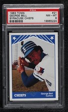 1983 TCMA Syracuse Chiefs George Bell #21 PSA 8 1c7