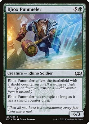 Rhox Pummeler Foil Streets of New Capenna 155 NM MTG