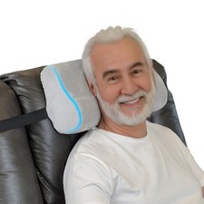 Memory Foam Headrest Pillow for Recliner   B-Shaped Neck Pillow with Stabi