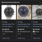 VINTAGE OMEGA Speedmaster Automatic Chronograph (READ DESCRIPTION)