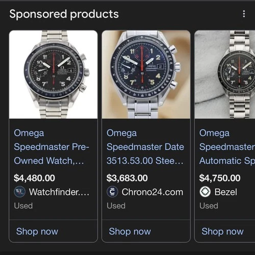 VINTAGE OMEGA Speedmaster Automatic Chronograph (READ DESCRIPTION)