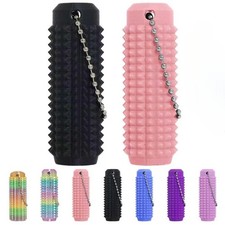 Little Ouchies Fidget Toy Spiky Pain Stim Keychain Anxiety Relief Blue
