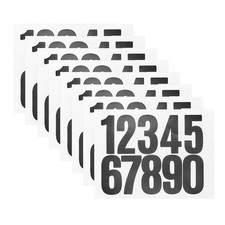 Reflective Mailbox Numbers Stickers 3" Self-Adhesive Vinyl Waterproof