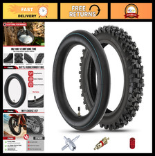80/100-12 3.00-12 Rear Tire  Inner Tube Set for Motorcycles, ATVs, Go-Karts