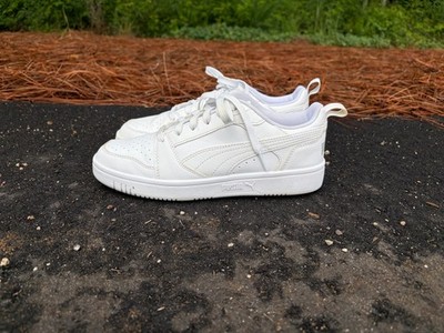 Puma Rebound Joy Low ''Triple White'' (Size 7.5Y) | Pre-Owned - Good Condition