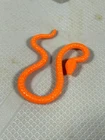 Vintage Star Wars YODA ORANGE SNAKE Accessory Original NICE!!