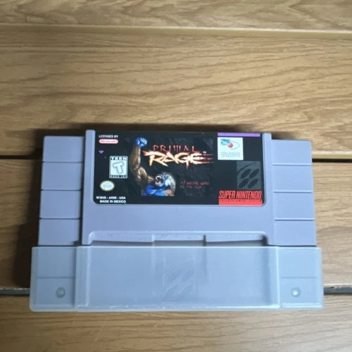 TIME Warner Interactive Primal Rage Super Nintendo SNES Action NTSC-U/C T-Teen