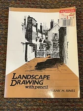 Landscape Drawing With Pencil - By Frank M Rines - Art Guide Book Good Images
