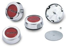 1967-72 Firebird Gto Only Rally Ii Wheel Center Hub Cap Set Red Ralley 2