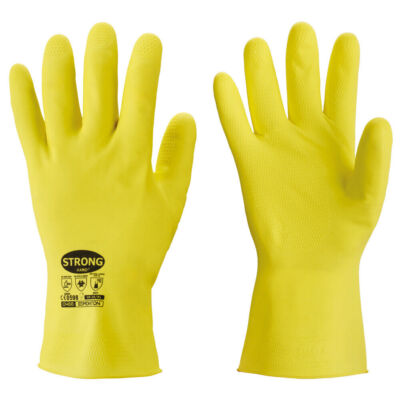 Spülhandschuhe Haushaltshandschuhe Gummihandschuhe Latexhandschuhe gelb NEU