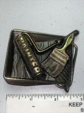 VINTAGE THE GREAT AMERICAN BUCKLES CO. 1982 **PAINTER** COMMEMORATIVE