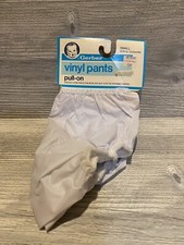 VINTAGE GERBER BABY VINYL PANTS PULL-ON Small Birth To 12 Pounds New Old Stock