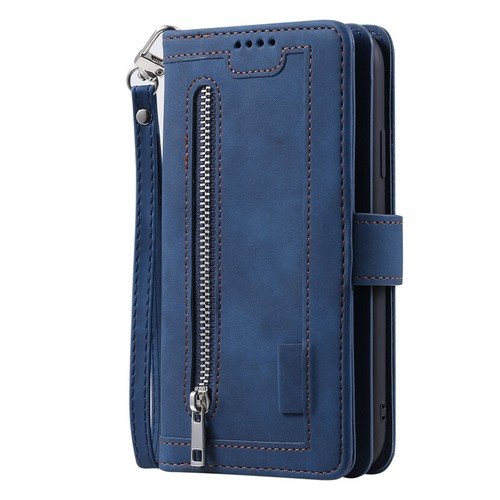 Zip Leather Wallet Case Multi Card Flip Cover for Huawei P40/P30/P20 Lite Pro - Picture 4 of 37