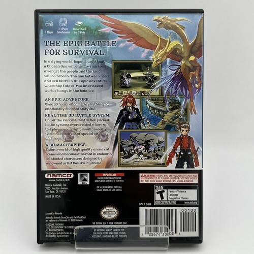 Tales of Symphonia ( Nintendo GameCube , 2003) Black Label Complete CIB Booklet - Picture 8 of 9