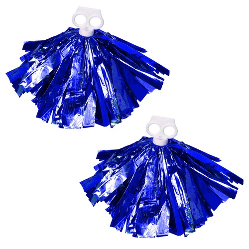 Kids 2 Pack Cheer Leader Shiny Pom Poms for Team Spirit Cheering Performance - 第 16/40 張圖片