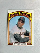 1972 Topps set break # 427 Tito Fuentes - San Francisco Giants combo ship Exmt