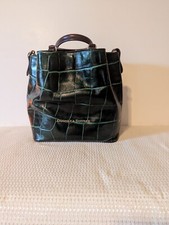 Dooney Bourke Small Barlow -Crocodile Emerald Green 348 Rare Style