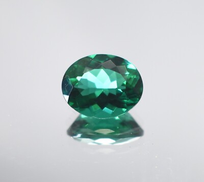 Lab Columbian Emerald Oval Step Cut 5X3 MM To 15X12 MM Loose Gemstone