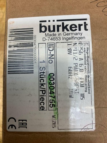 Elettrovalvola Burkert 2/2 tipo 0280 A 5/16 nuova, FKM BR - Foto 8 di 9