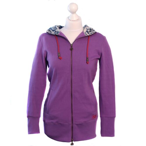 Mambo Goddess Fleece lined Hoodie, Size 8, Purple Amethyst. Peppermint Style - Picture 1 of 4