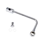 Chrome Plated Fuel Line for Edelbrock/Carter AFB Carburetors 3/8 NPT Inlet