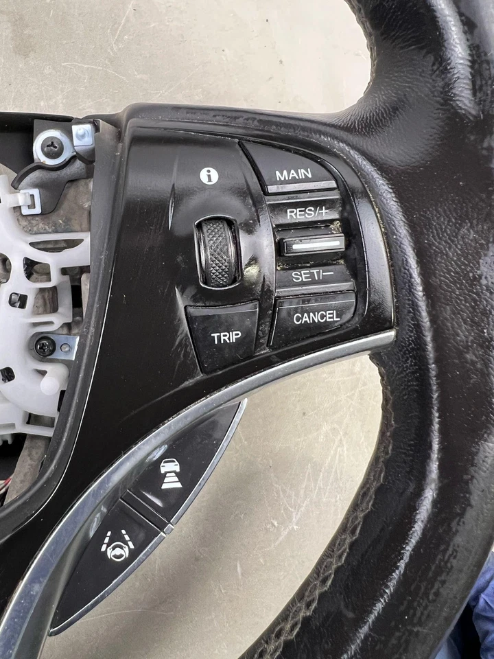 2014-18 ACURA MDX STEERING WHEEL HEATED W/PADDLE SHIFTERS 623019600A OEM - Image 4 of 4