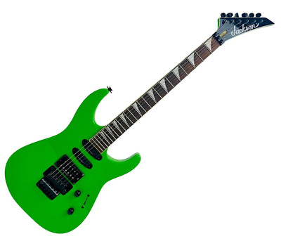 Jackson Soloist Sl3X Slime Green Electric Guitar - Duncan Pickups - Neon Color