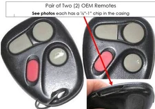 Pair 2 KOBLEARiXT Olds car keyless remote control entry transmitter OEM alarm