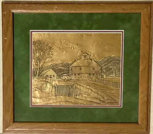 Wendell August Solid Bronze Framed Certificate 12/400 Signed by David Buck