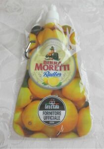 Borraccia Pieghevole Con Gancio Birra Moretti Radler Richiudibile Nuova