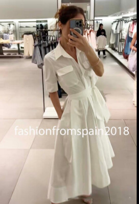 【新品】ZARA 140cm ZARA NEW WOMAN ASYMMETRIC LONG PRINTED DRESS ZW COLL. BOHO