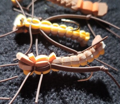 DRY FLIES SIZE 10 HOPPER BLT BROWN/GOLDEN IDYLWILDE FLY FISHING COMPANY