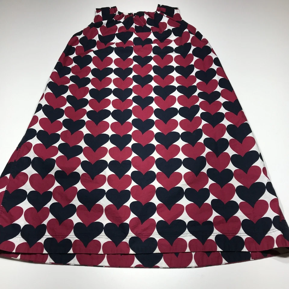 Vestido Marimekko Uniqlo Niños 11-12 Estampado Corazón Sin Mangas Cambio Escote Elástico Foto 2 de 4