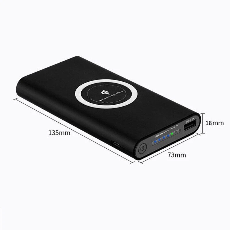 Power Bank 30000mAh Wireless Fast Charging USB Charger High Capacity External Power Bank 30000mAh Wireless Fast Charging USB Charger High Capacity External