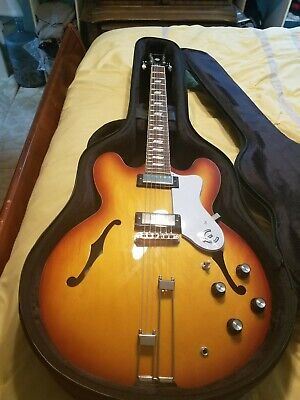 Epiphone Riviera Frequensator Tail / Royal Tan & Epiphone deluxe padded  case NEW | eBay