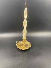 BUGIA PORTA CANDELA VINTAGE OTTONE ARREDAMENTO CANDELABRO CANDELIERE CASA