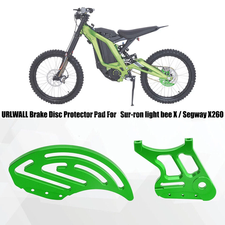 URLWALL Brake Disc Protector FOR Segway Sur-Ron Electric Off-Road Vehicle Green - Image 3 of 4