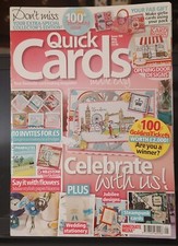 QUICK CARDS MADE EASY MAGAZINE 100 MAY 2012 NO free gifts, just magazine