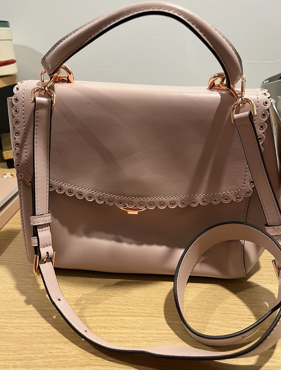 MICHAEL Kors Med Ava Pink Leather Top Handle Crossbody MSRP 328