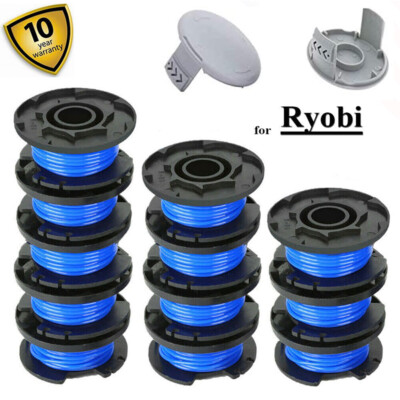 Für Ryobi One + AC14RL3 Rasentrimmer Fadenspule Ersatz Spulen + Spulendeckel TD