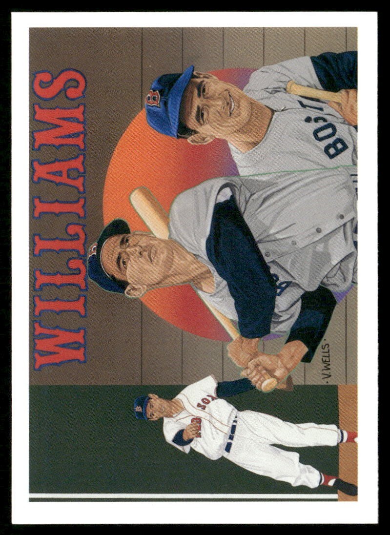 UDA MLB デッド ウィリアムス フィギュア 1992 Upper Deck Heroes Hologram Card #HH2, TED WILLIAMS