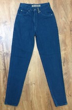 Vtg 80s/90s Levis 900 Series Womens 5 High Waist Tapered Teal USA Jeans Waist 26