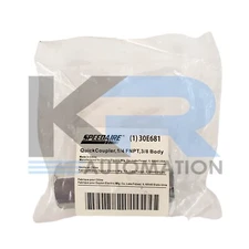 NEW *LOT OF 4* Speedaire 30E681 Quick Connect Hose Coupling 1/4" FNPT, 3/8" Body