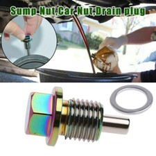 Car M12*1.25 Parts Engine Magnetic Oil Drain Plug Screw Nut Bolt Sump Nut Kits