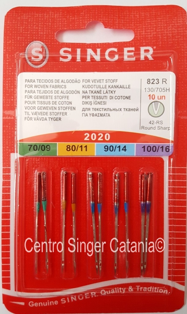 10 Aghi Macchina Da Cucire SINGER 90/14 - Universal Per Tessuti Medi - Foto 9