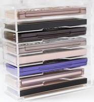 Skin Radiance 8 Tier Clear Acrylic Palette Make Up Organizer on sale Skin Radiance 8 Tier Clear Acrylic Palette Make Up Organizer on sale