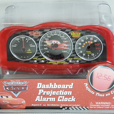 Disney Pixar World Cars Lightning Mcqueen Dashboard Projection