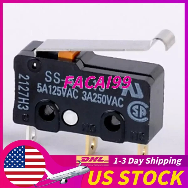 44710 | Saia-Burgess Plunger Snap Action Micro Switch, Pre-wired
